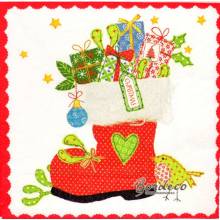 Serwetka decoupage firmy STEWO but z prezentami 33x33cm